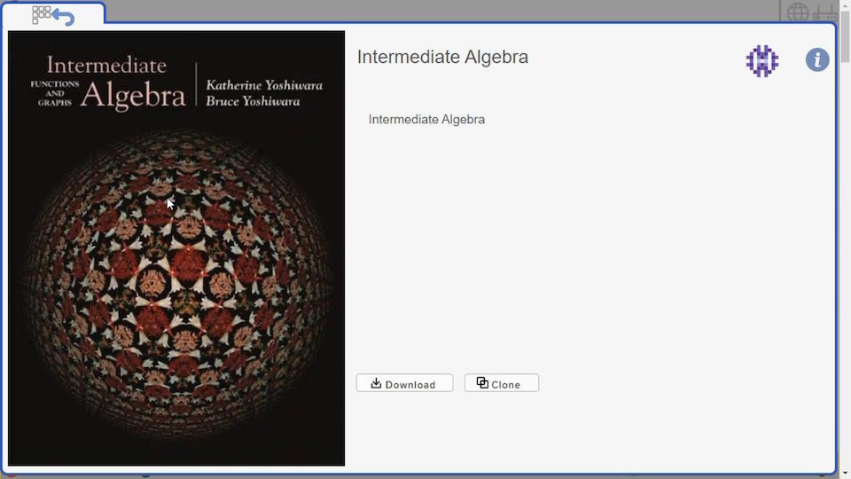 Algebra Text Book